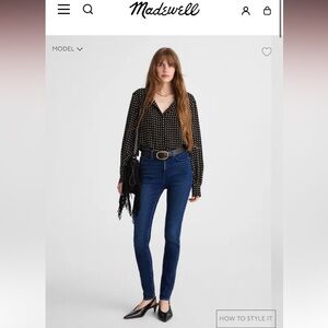 Women’s Madewell 10” High Rise Skinny
